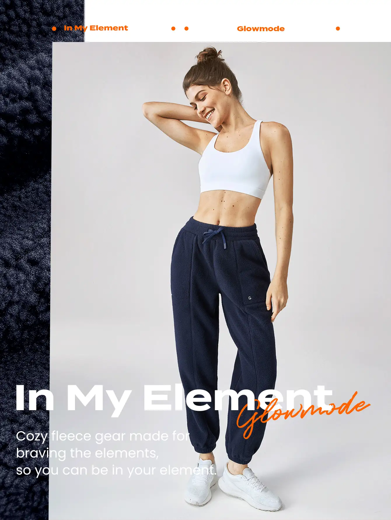 GLOWMODE Polar Fleece Good Vibrations Drawstring Track Pants With Pocket Comfortable Warm Fall Winter
Rm - Dark Blue - View 7