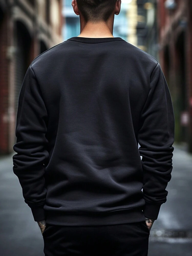 Men Letter Graphic Sports Sweatshirt Men Sweatshirt