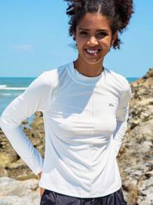 In My Nature Letter Graphic Outdoor Tee - White - View 4