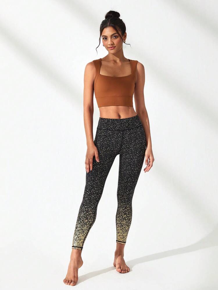 Women's Printed Full-length Sports Leggings