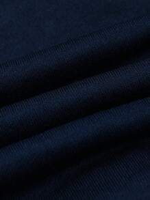 Manfinity Sport Corelite 男士拉鍊束口帽衫運動外套，適用於運動頂級 - 藍色 - 查看 5