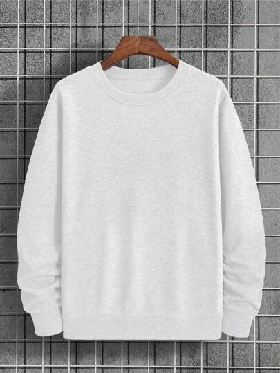 EURMUSE Men's Round Neck Sweatshirt