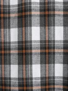 Manfinity Homme Homme Chemise À Carreaux (Sans T-Shirt)