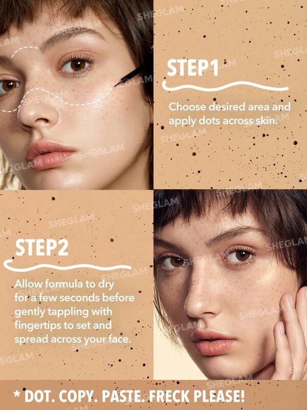 SHEGLAM Freck Please Freckle TintTan Smudge Tint Waterproof Long Lasting Natural MultiUse