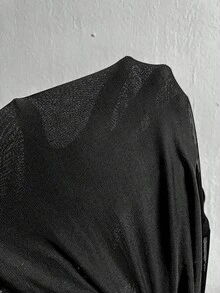 SHEIN Unity Top tubo crop desgarro - Rojo - Ver 7