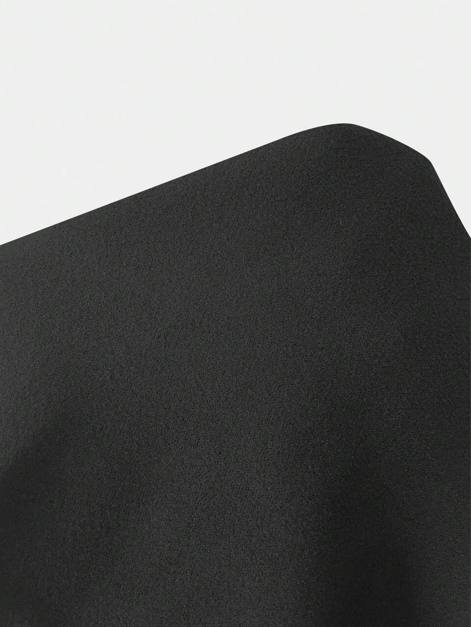 Fuzzy Cuff Lapel Neck Double Breasted Overcoat