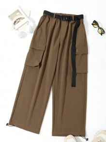 DAZY Men's Back To School Cargo Cargo Pants Men Joggers - Brown - View 3