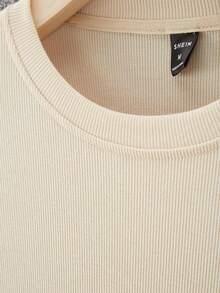 Manfinity Homme Loose Men's Colorblock Drop Shoulder Sweatshirt With Letter Design - Multicolor - View 4