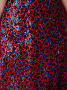 Marilyn Monroe X SHEIN Plus Allover Floral Print Slip Nightdress - Red - View 6