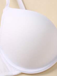 Sujetador push up unicolor con aro