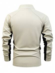 Manfinity Sport Corelite Boyfriend Style Men Colorblock Zip Up Sports Jacket Workout Tops