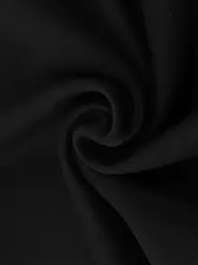 Manfinity Roghcode Men Star & Letter Graphic Drop Shoulder Tee - Black - View 5