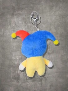 Kawaii 1pc Cute Clown Doll Keychain - Multicolor - View 3