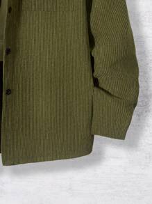 Teenage Boys' Patchwork Pocketed Jacket - Black - View 4