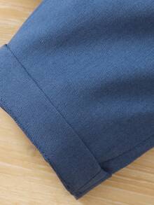 SHEIN 男嬰波點圖案前蝴蝶結襯衫&馬甲和褲子