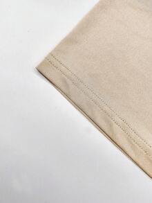 Manfinity EMRG Men Sculpture & Floral Print Tee - Apricot - View 3