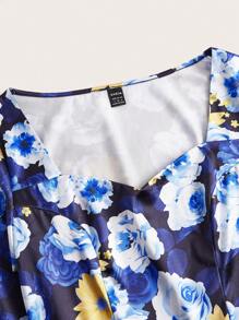 Vintamour 印花雞心領口洋裝 - 彩色 - 查看 9