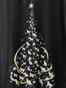 Manfinity Homme Men Cat Print Polo Shirt - Black - View 3