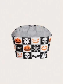 SHEIN Qutie Top bandeau con estampado de halloween