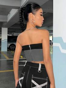 SHEIN EZwear Dây kéo Khóa Ống ngọn - Nhiều màu - Xem 2