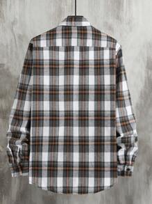 Manfinity Homme Homme Chemise À Carreaux (Sans T-Shirt)