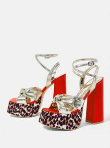 SheIn SXY Women's High Heeled Sandals - Multicolor - View 3