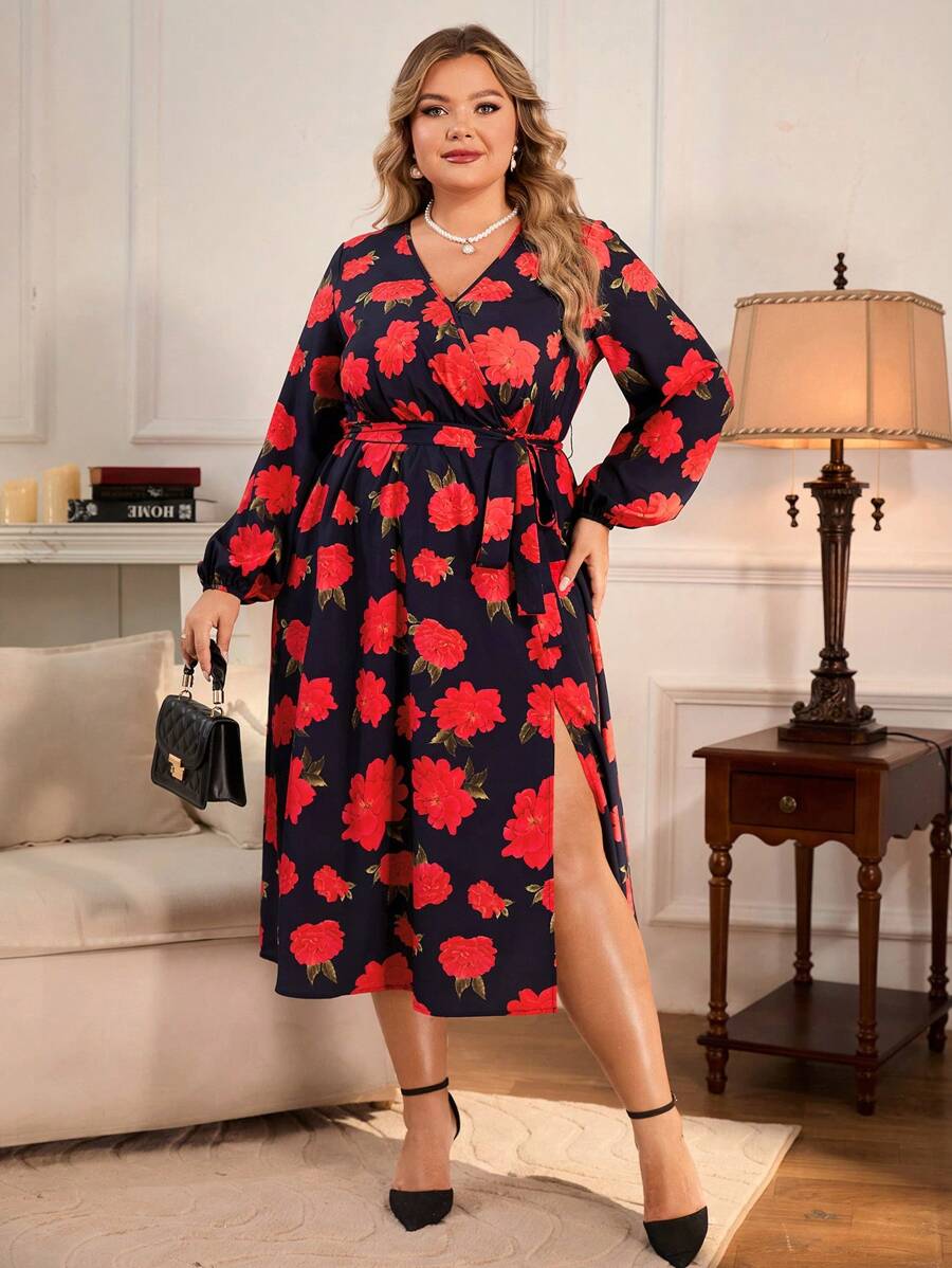 SHEIN Clasi 大碼連身裙 - 彩色 - 查看 1