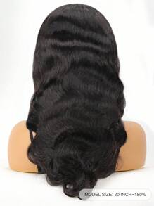 穿戴&無膠4X4預切透明蕾絲無膠180%小波浪帶閉合假髮人類頭髮空氣帽子假髮感覺空氣流動全部 - SNatural - 查看 4