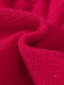 Baby Girl Zip Up Contrast Collar Coat - Multicolor - View 3