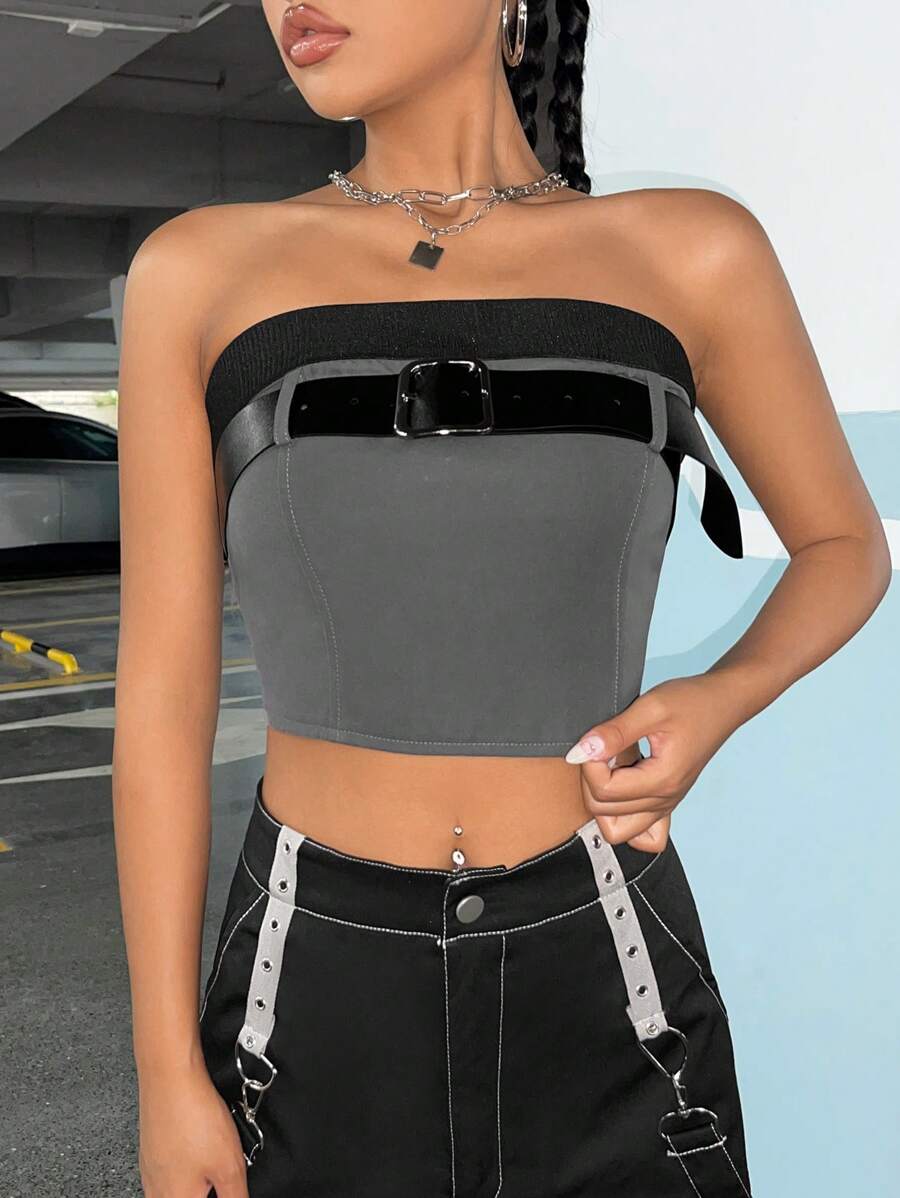 SHEIN EZwear Dây kéo Khóa Ống ngọn - Nhiều màu - Xem 1