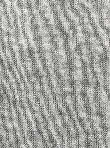 SHEIN LUNE 撞色拉鏈開襟連帽外套 - 灰色 - 查看 6