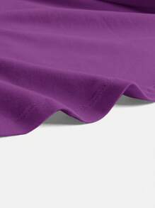 Tseoso Solid High Low Hem Tank Top - Red Violet - View 3