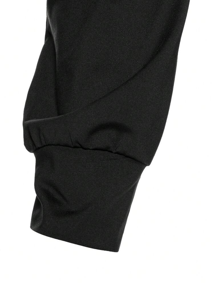 Boyfriend Style Men's Letter Printed Sports Sweatshirt Boyfriend Style Men Sweatshirt