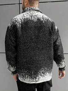 Manfinity Homme Nam Khối màu Len Áo khoác - Nhiều màu - Xem 2