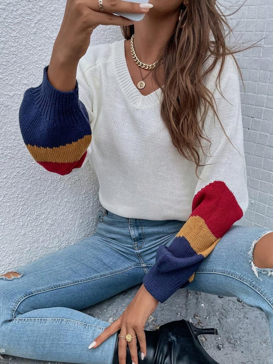 SHEIN Unity 休閒女士毛衣 - 彩色 - 查看 1