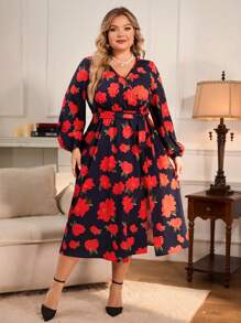 SHEIN Clasi 大碼連身裙 - 彩色 - 查看 7