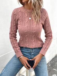 EMERY ROSE 3 Pezzi/set Maglione A Maglia A Cavo