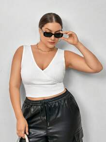 SHEIN Essnce 加3入組實色背心，外出穿搭必備 - 彩色 - 查看 7