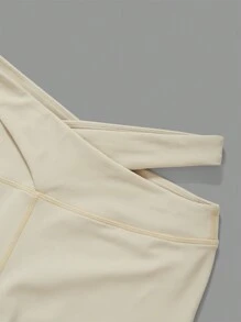 Lifespree Leggings deportivos con abertura cintura cintura