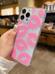 Silicone Shockproof Phone Case Compatible With IPhone - Pink - View 3