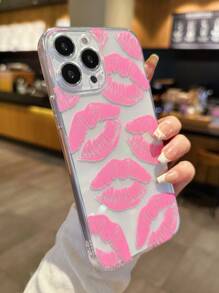 Silicone Shockproof Phone Case Compatible With IPhone - Pink - View 4