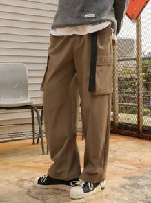 DAZY Men's Back To School Cargo Cargo Pants Men Joggers - Brown - View 7