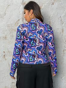 SHEIN ICON 女士大碼t恤 - 彩色 - 查看 2