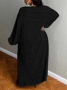 Slaydiva Hơn Mở Mặt trước áo & Bộ áo liền quần Cami - màu đen - Xem 2