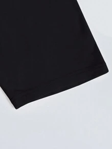 Nam Bướm & hoa in Áo thun - màu đen - Xem 7