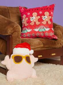 FRIENDS X SHEIN 3d Almohada pavo en forma de Navidad