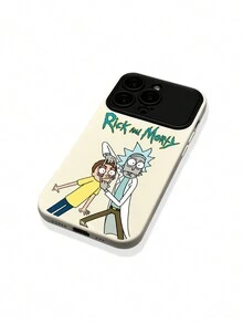 Rick and Morty | ROMWE Funda para móvil con estampado de dibujos animados - Multicolor - Ver 5