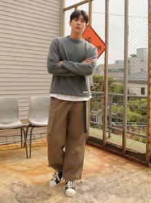 DAZY Men's Back To School Cargo Cargo Pants Men Joggers - Brown - View 8