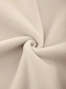 SHEIN Essnce Đồ họa Trái tim & Chữ cái Lót nhiệt Áo nỉ - Màu be - Xem 5