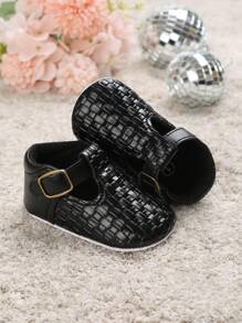 1pair Infant's Hand-Woven Literary Style Flat Shoes, Suitable For All Seasons